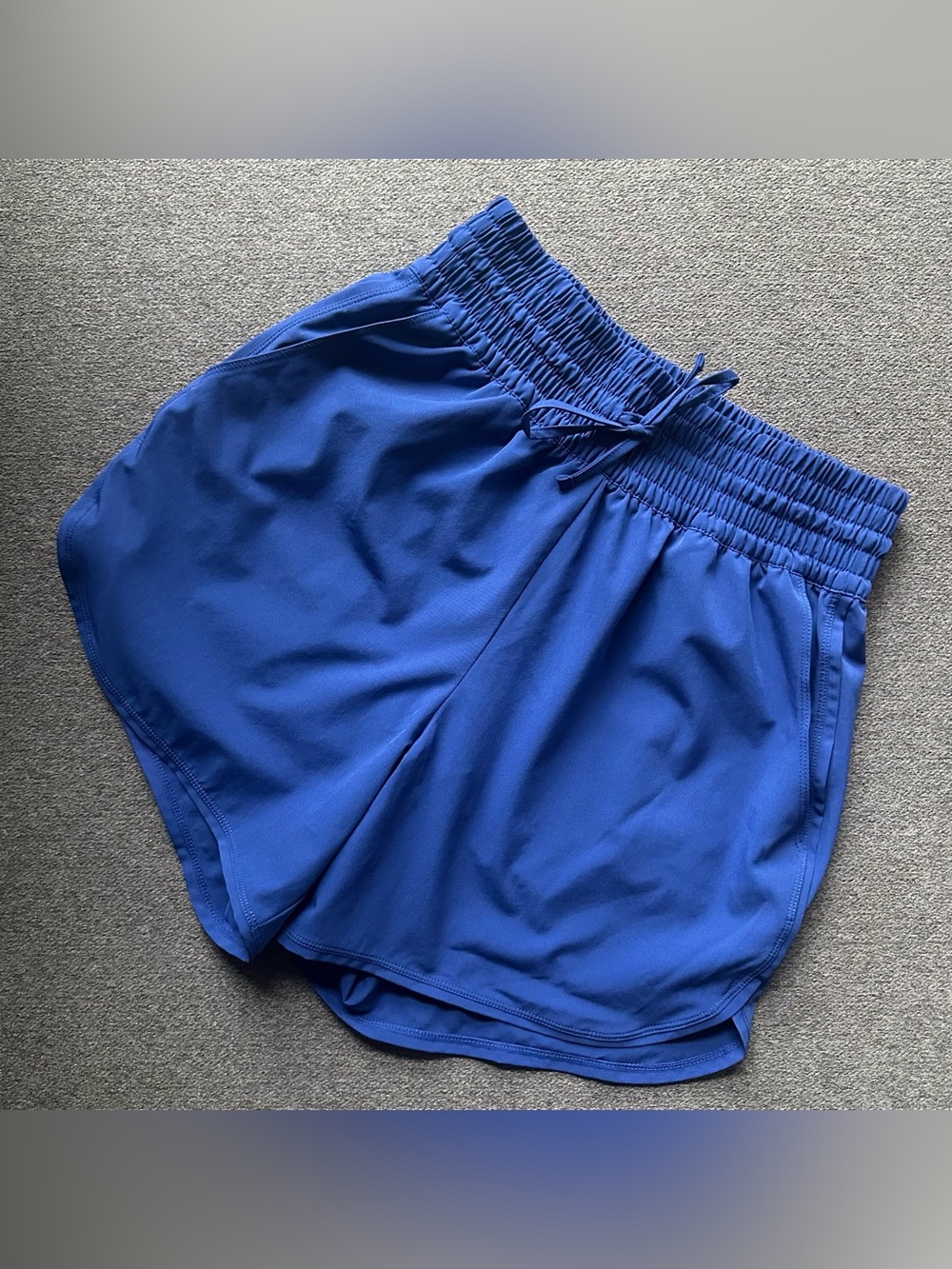 Lands’ End Blue Athletic High Waist Shorts Small